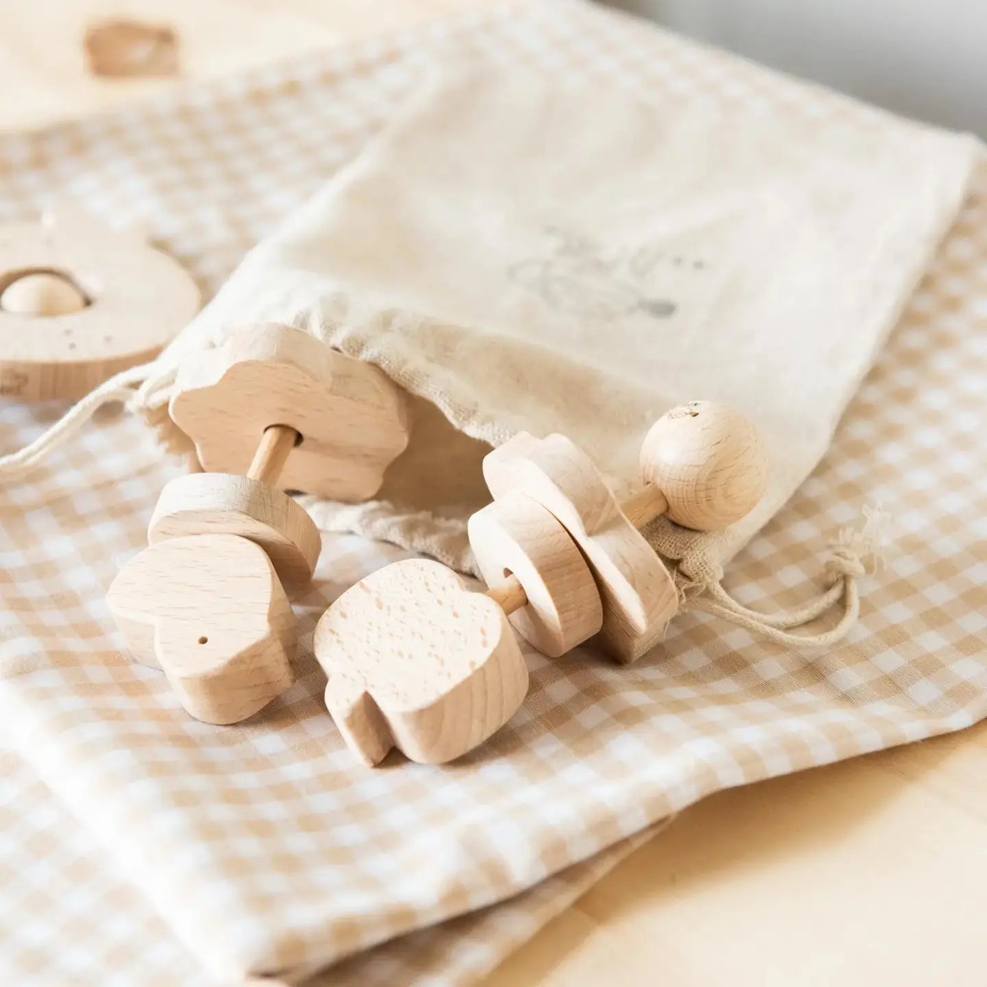 Hochet en bois Klapklap KMR childwood