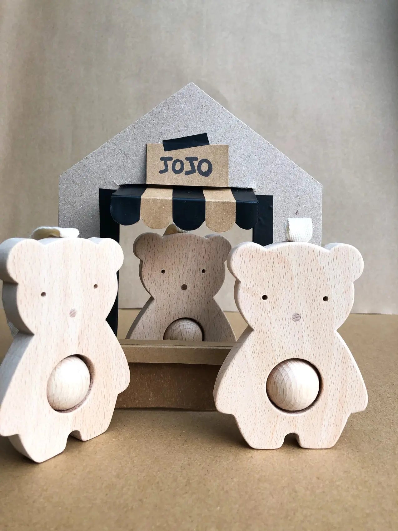 Hochet en bois BOULE KMR childwood