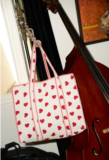 Shopping bag coeurs