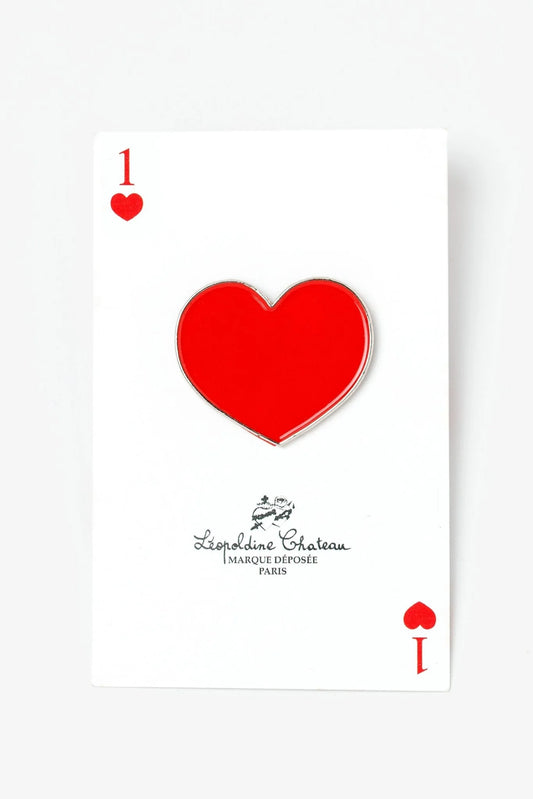 Pin's coeur rouge