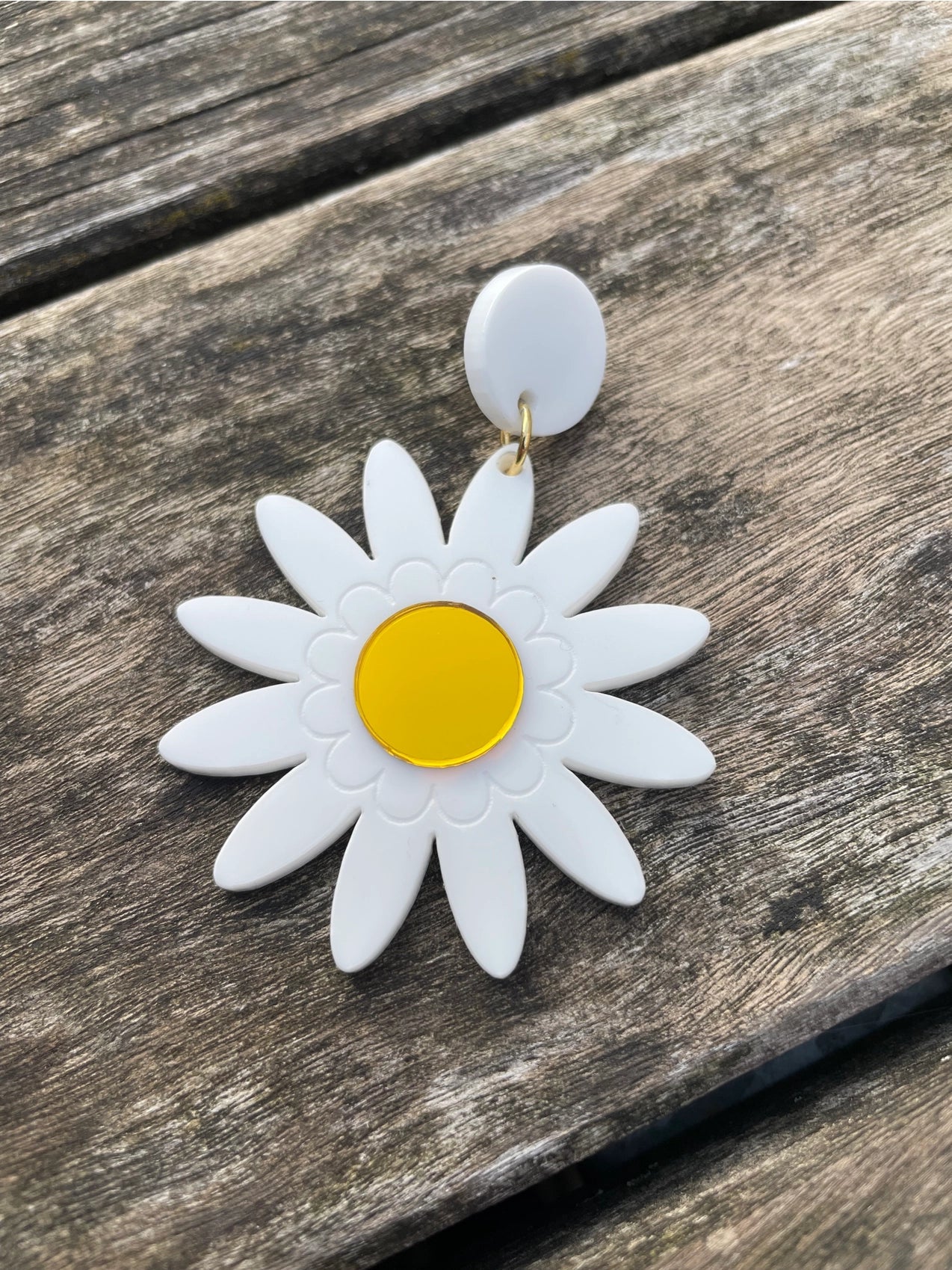 Boucles d'oreilles - Big marguerites Le strict maximum