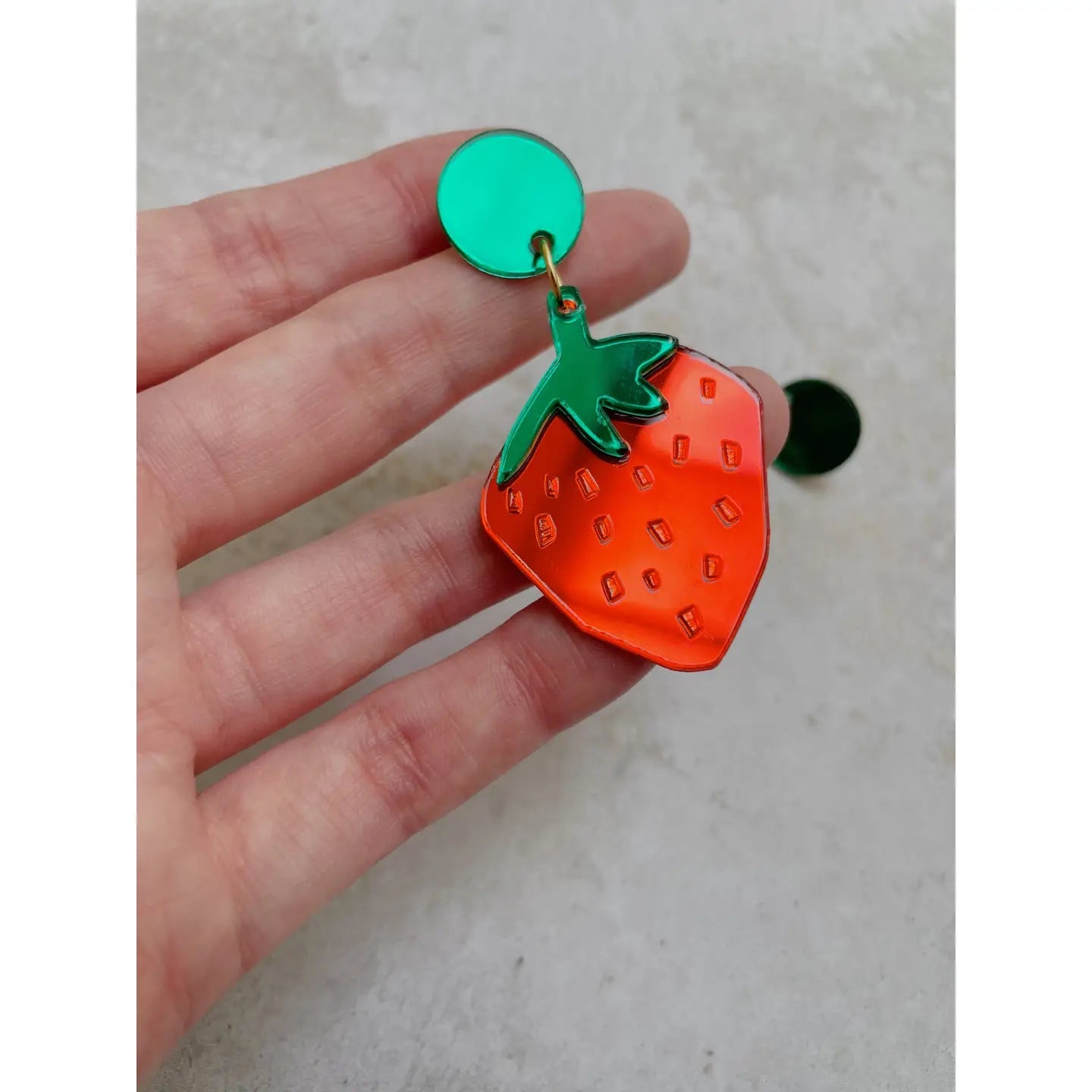 Boucles d'oreilles - Maxi fraises Le strict maximum