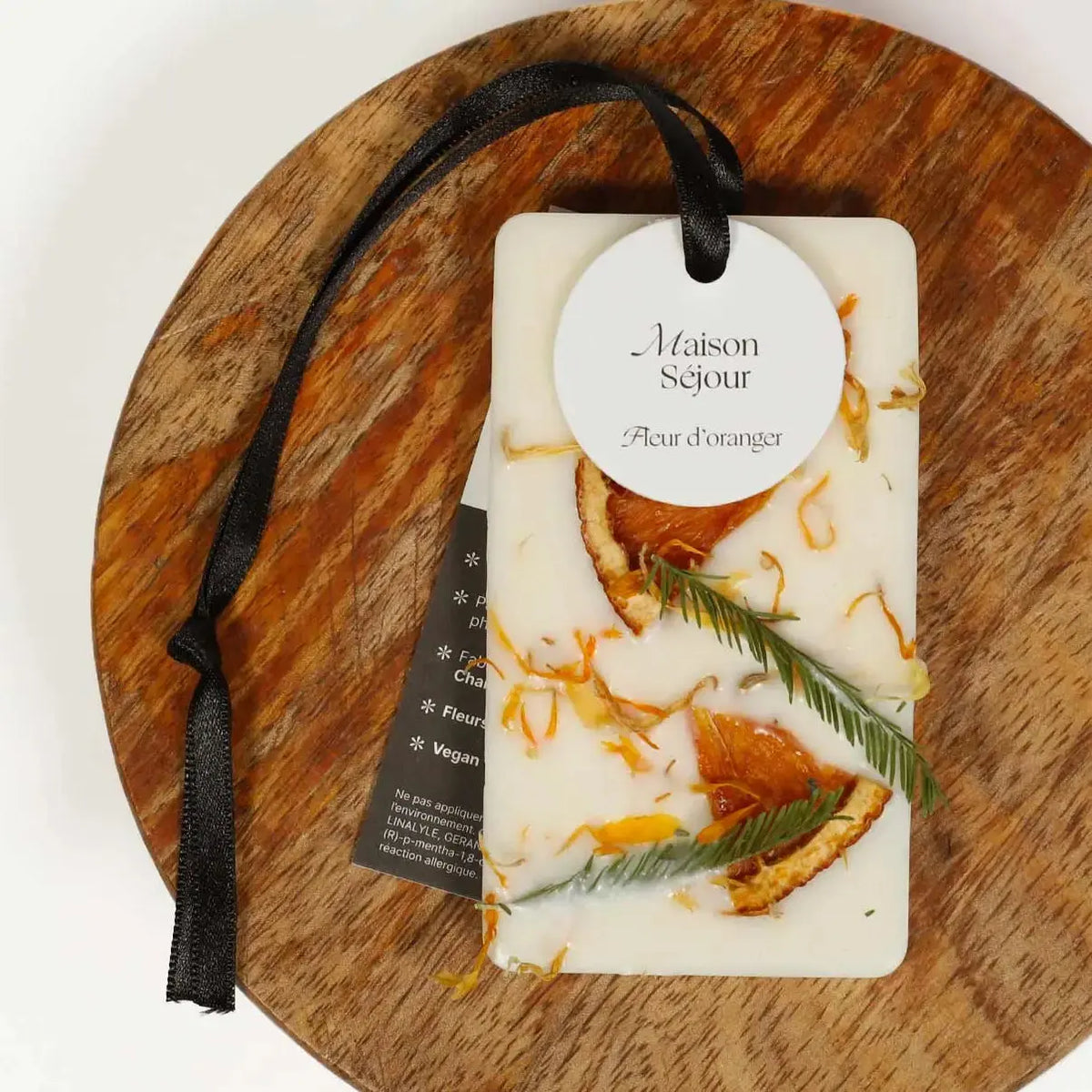 Carte florale parfumée Maison Séjour - Fleur d'oranger - BY ARTINE
