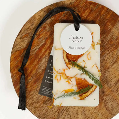 Carte florale parfumée Maison Séjour - Fleur d'oranger - BY ARTINE