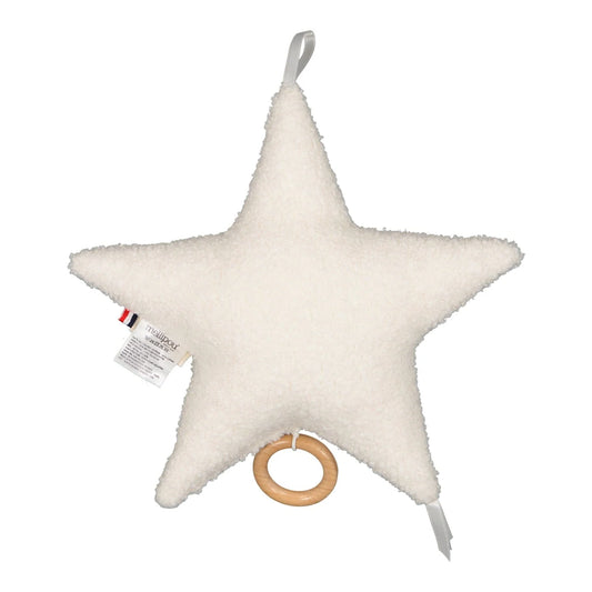 Etoile boîte à musique - Moumoute blanc