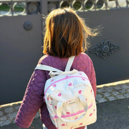 Sac à dos enfant - Coeurs girly Milinane