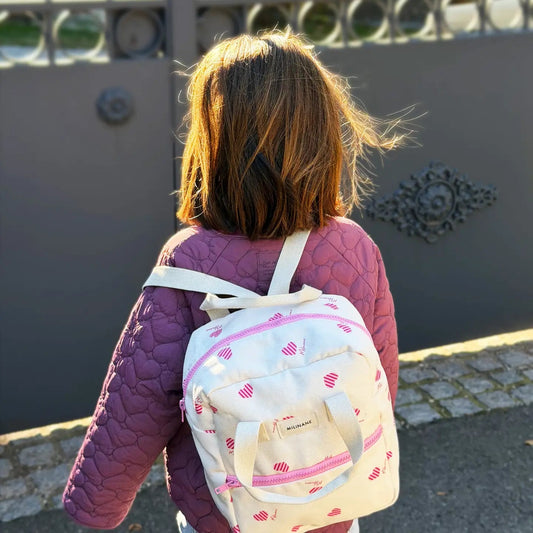 Sac à dos enfant - Coeurs girly Milinane