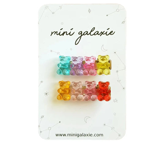 Barrettes oursons Mini Galaxie
