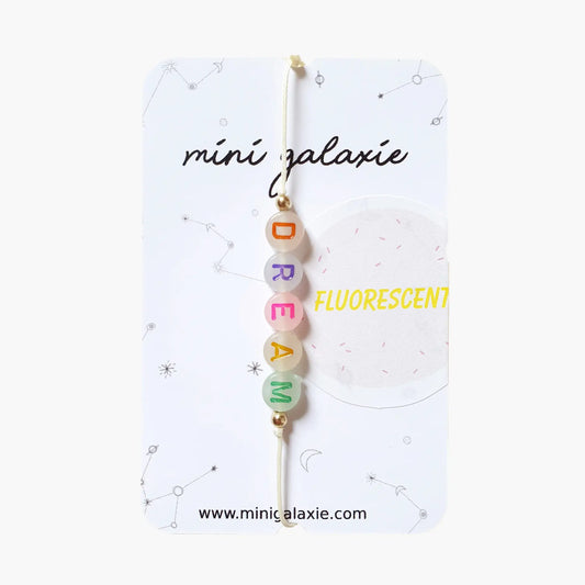 Bracelet message fluorescent