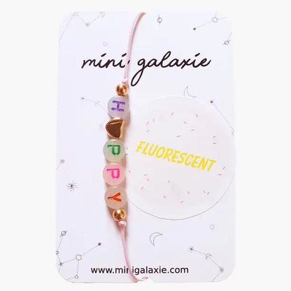 Bracelet message fluorescent