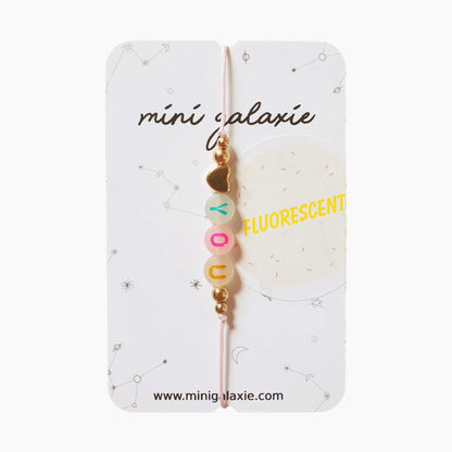 Bracelet message fluorescent