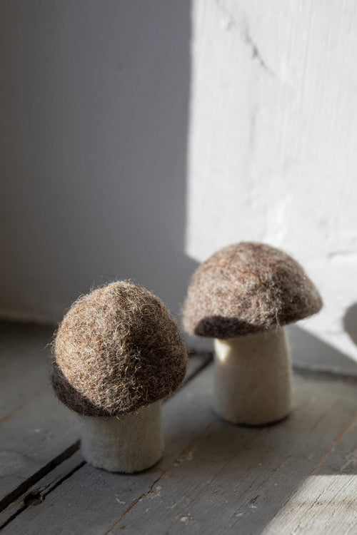 Champignon de Paris en feutre - BY ARTINE - Muskhane