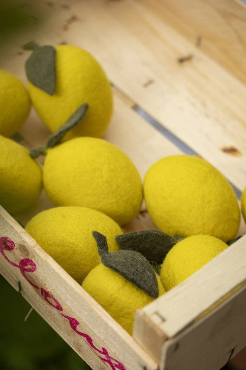 Citron en feutre