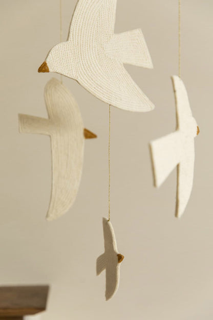 Mobile oiseaux BIRDY en feutre - BY ARTINE - Muskhane