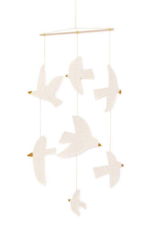 Mobile oiseaux BIRDY en feutre - BY ARTINE - Muskhane