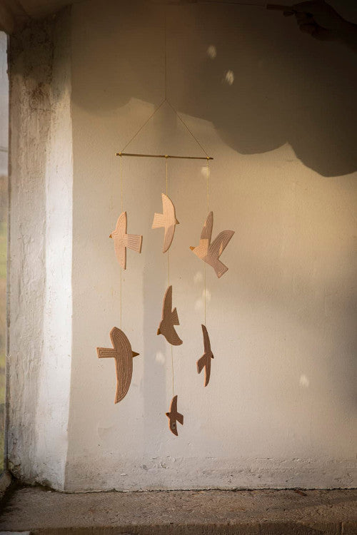 Mobile oiseaux BIRDY en feutre - BY ARTINE - Muskhane