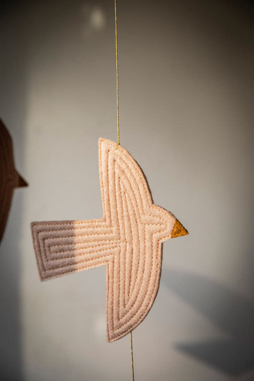 Mobile oiseaux BIRDY en feutre - BY ARTINE - Muskhane