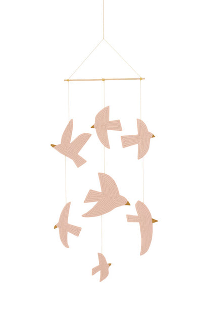 Mobile oiseaux BIRDY en feutre - BY ARTINE - Muskhane