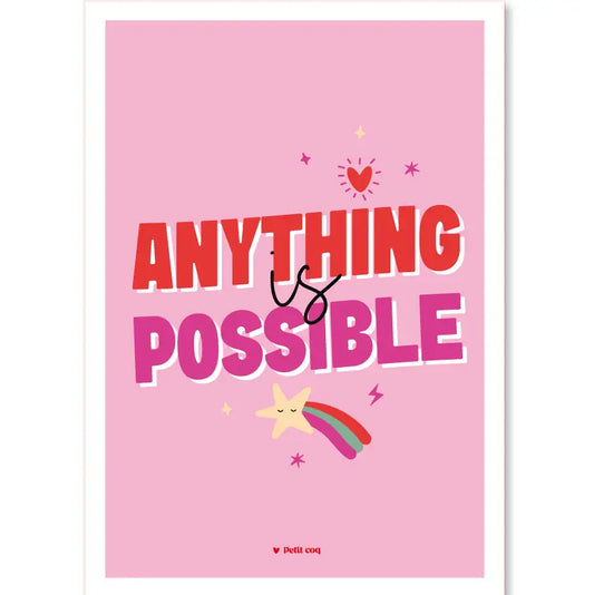 Affiche ANYTHING IS POSSIBLE