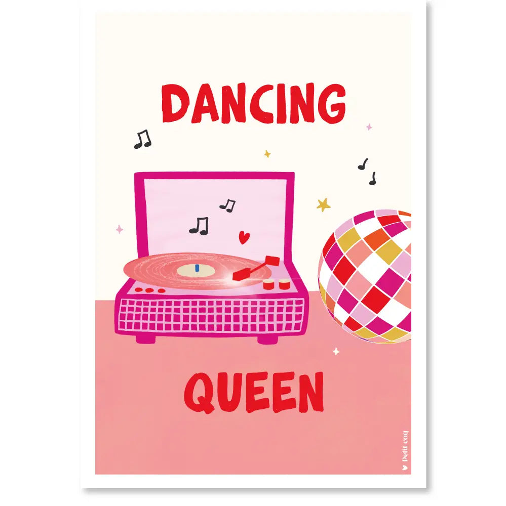 Affiche DANCING QUEEN Petit Coq