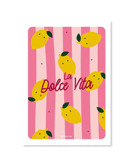 Affiche DOLCE VITA Petit Coq