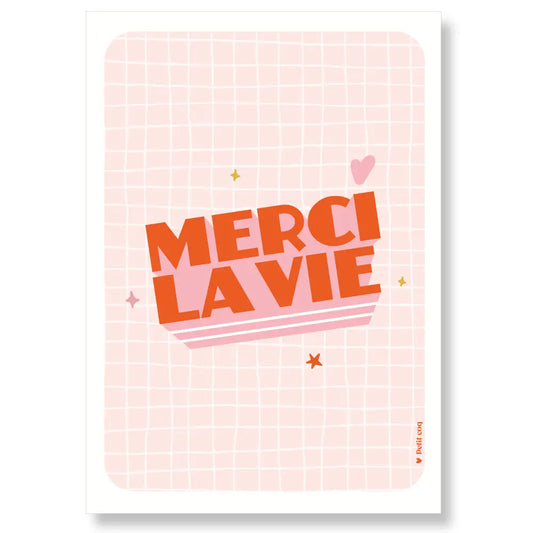 Affiche MERCI LA VIE
