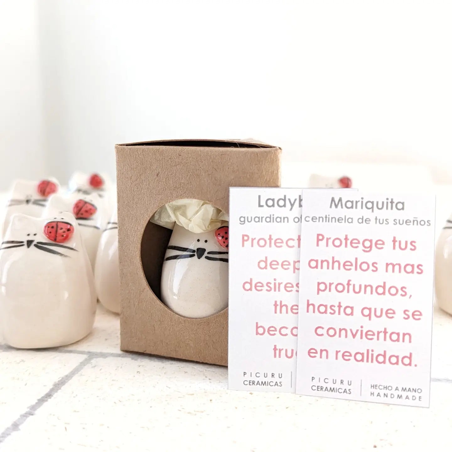 Amulette - Coccinelle gardienne des rêves