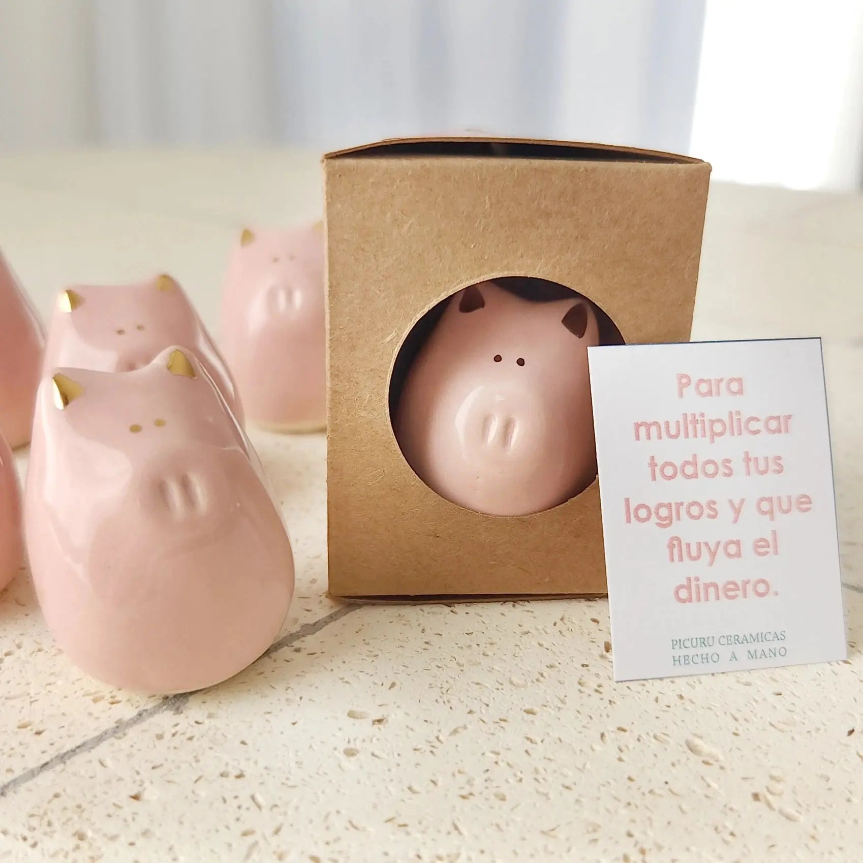 Amulette - Cochon de la fortune Picuru