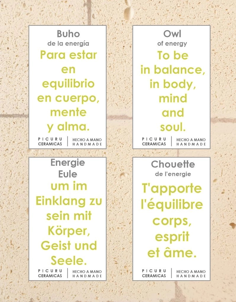 Amulette - Chouette de l'énergie