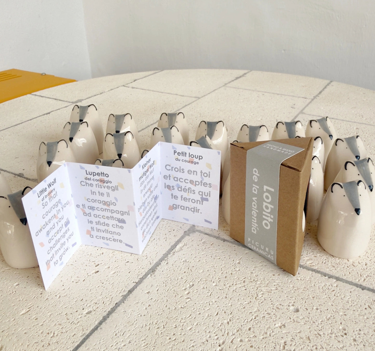 Amulette - Petit loup du courage