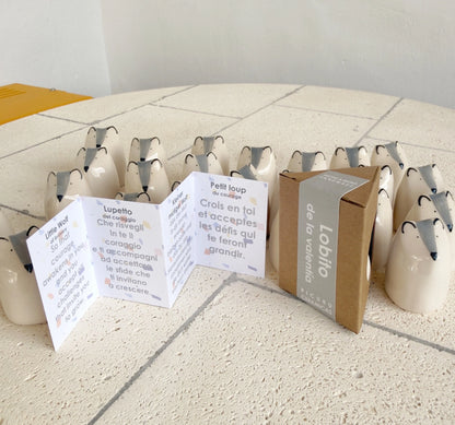 Amulette - Petit loup du courage