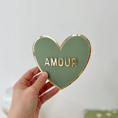 Bijou de mur AMOUR Print your love