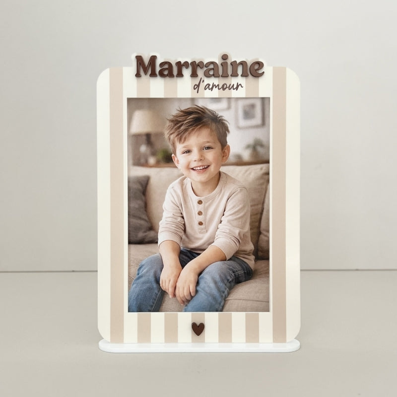 Cadre photo PARRAIN MARRAINE - BY ARTINE - Print your love