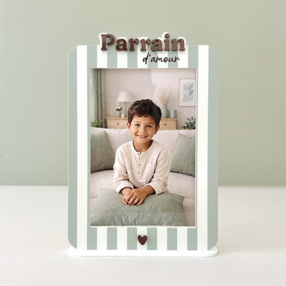 Cadre photo PARRAIN MARRAINE - BY ARTINE - Print your love