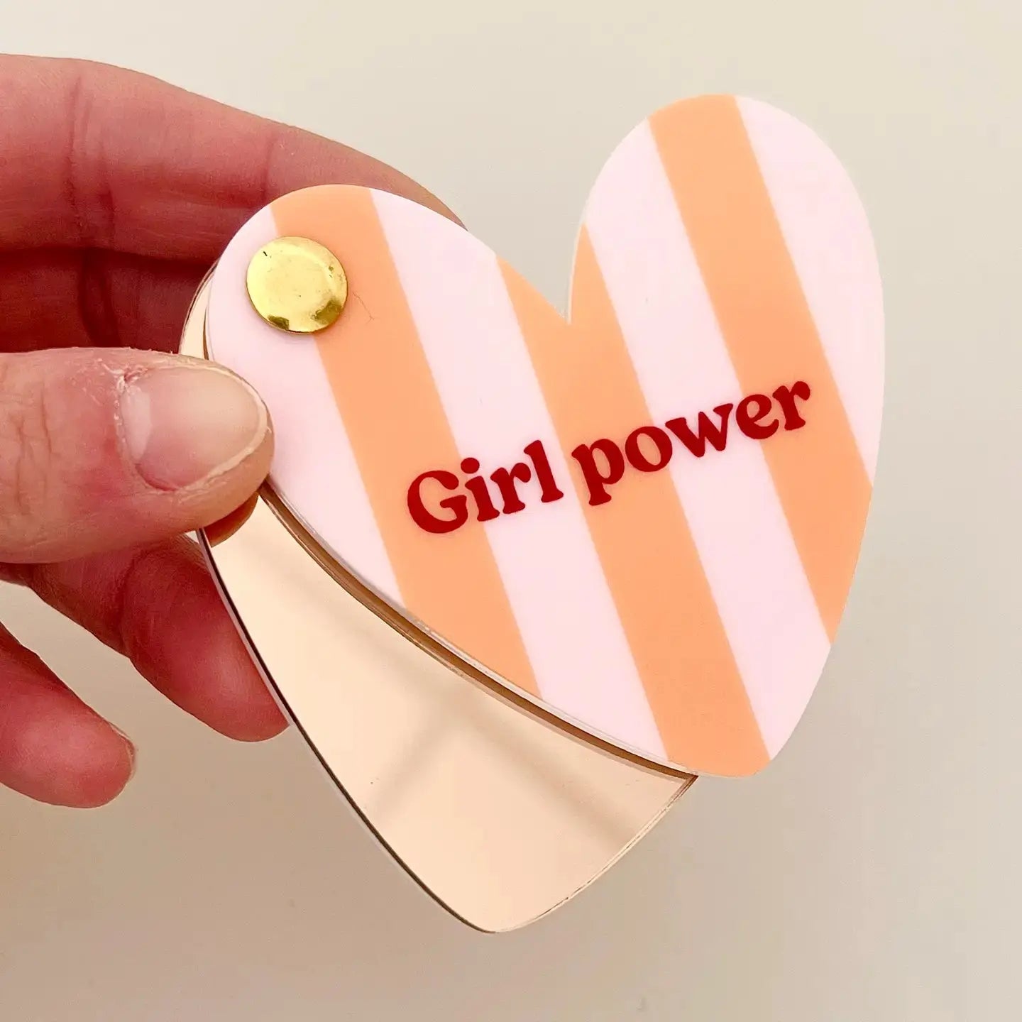Miroir de poche GIRL POWER - BY ARTINE - Print your love