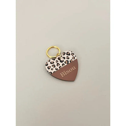 Porte-cle leopard BISOU - BY ARTINE - Print your love