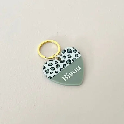 Porte-cle leopard BISOU - BY ARTINE - Print your love