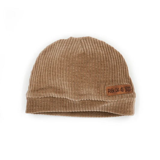 Bonnet - Velours taupe
