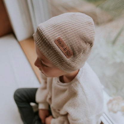 Bonnet - Velours taupe
