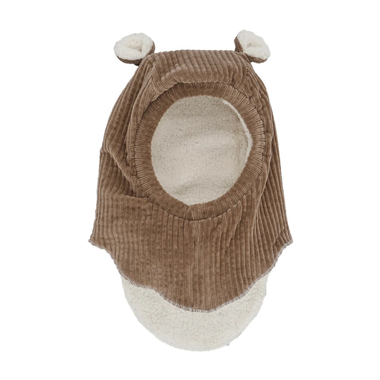 Cagoule - Velours taupe