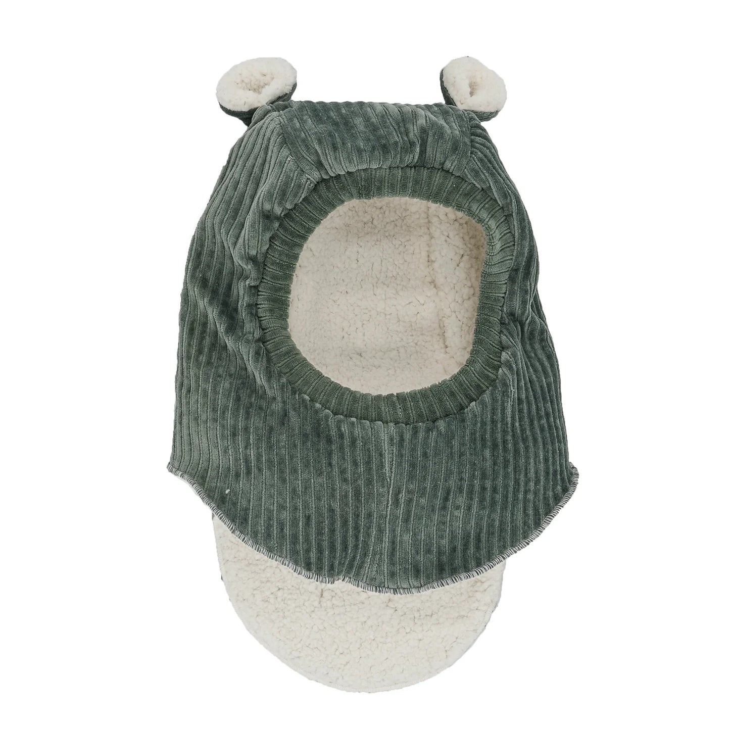 Cagoule - Velours vert