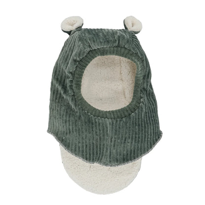 Cagoule - Velours vert