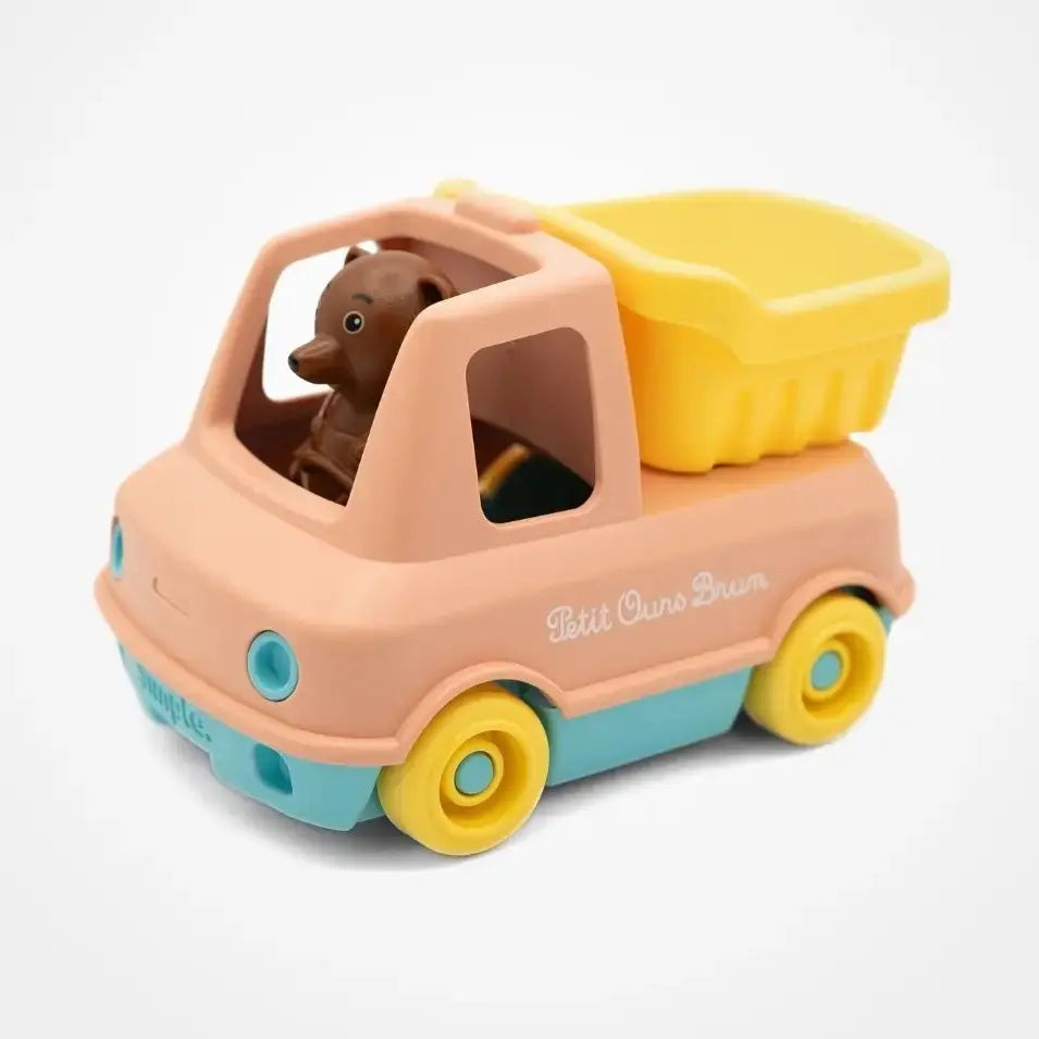 Camion Petit Ours Brun - camion benne - BY ARTINE Simple