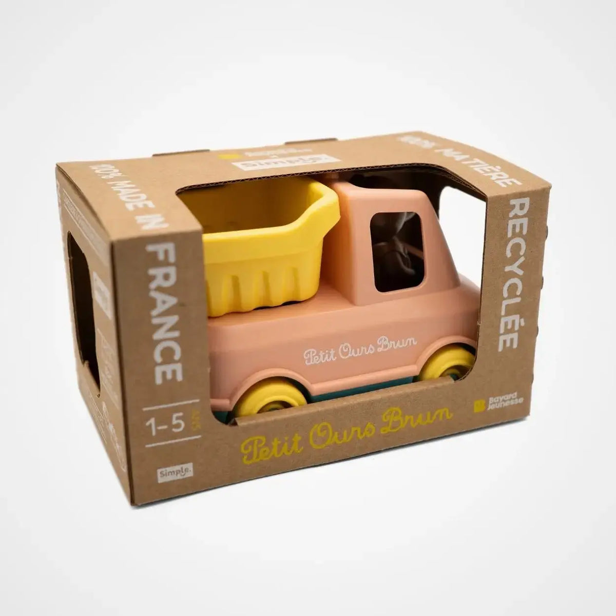 Camion Petit Ours Brun - camion benne - BY ARTINE Simple