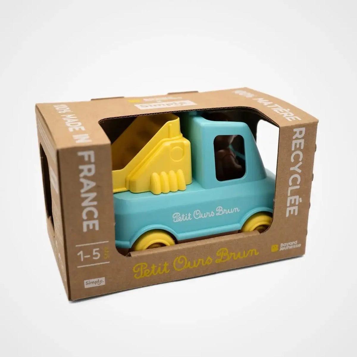 Camion Petit Ours Brun - camion de pompier - BY ARTINE Simple