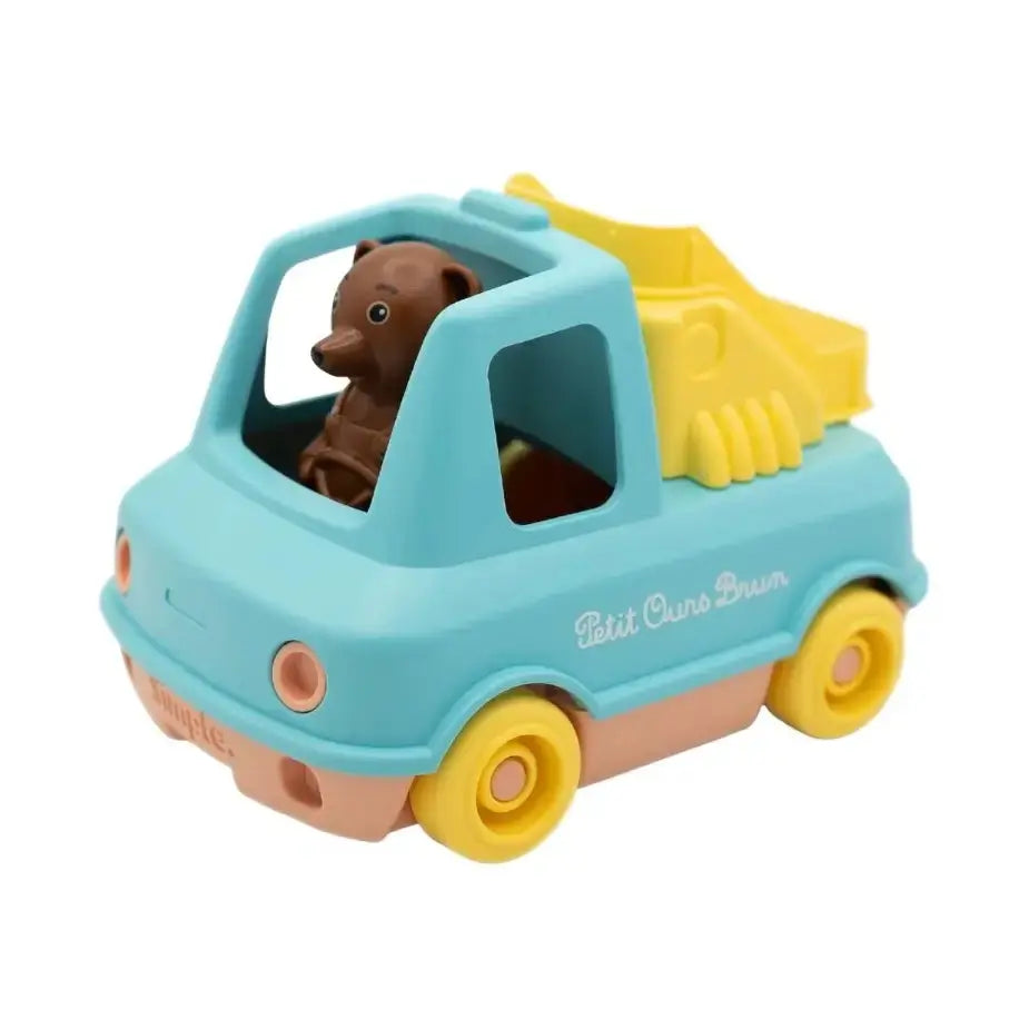 Camion Petit Ours Brun - camion de pompier - BY ARTINE Simple