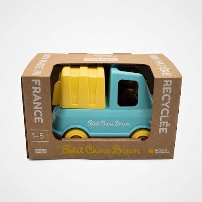 Camion Petit Ours Brun - camion poubelle - BY ARTINE Simple