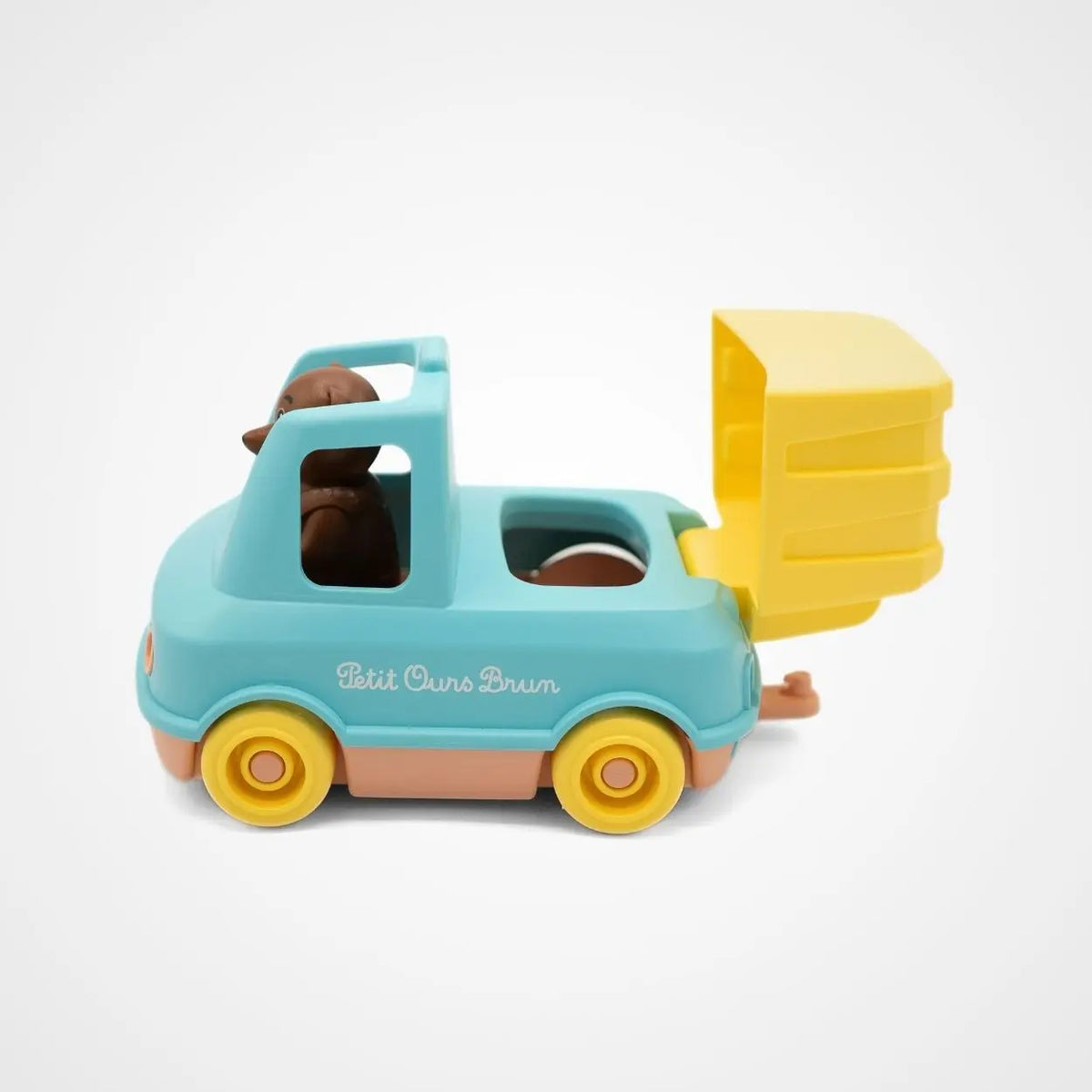 Camion Petit Ours Brun - camion poubelle - BY ARTINE Simple