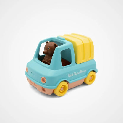 Camion Petit Ours Brun - camion poubelle - BY ARTINE Simple