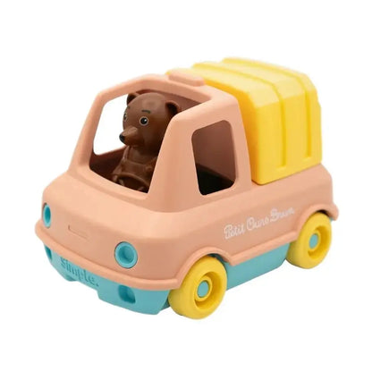 Camion Petit Ours Brun - camion poubelle - BY ARTINE Simple
